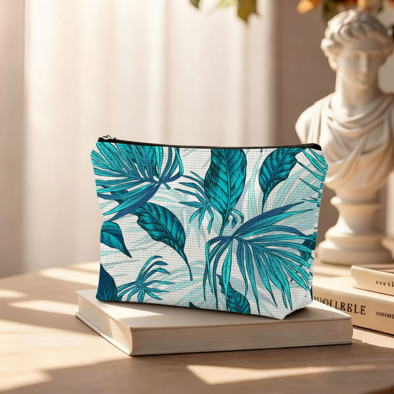 Sminktáska – multifunkcionális, téglalap alakú, skandináv stílus, poliészter anyag