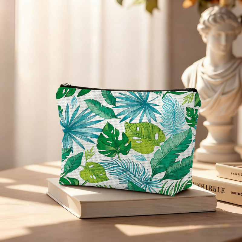 Sminktáska – multifunkcionális, téglalap alakú, skandináv stílus, poliészter anyag