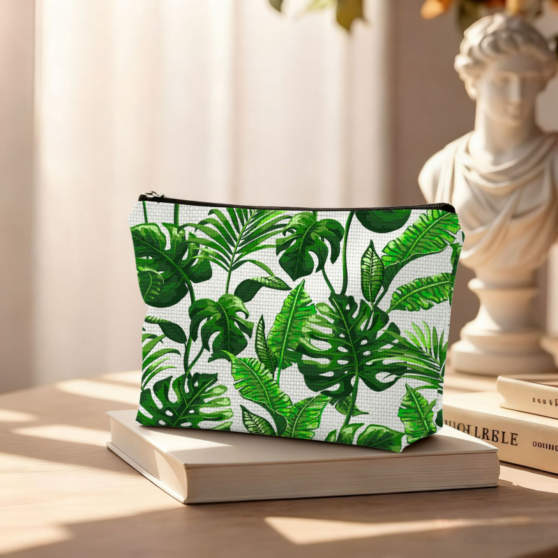 Sminktáska – multifunkcionális, téglalap alakú, skandináv stílus, poliészter anyag