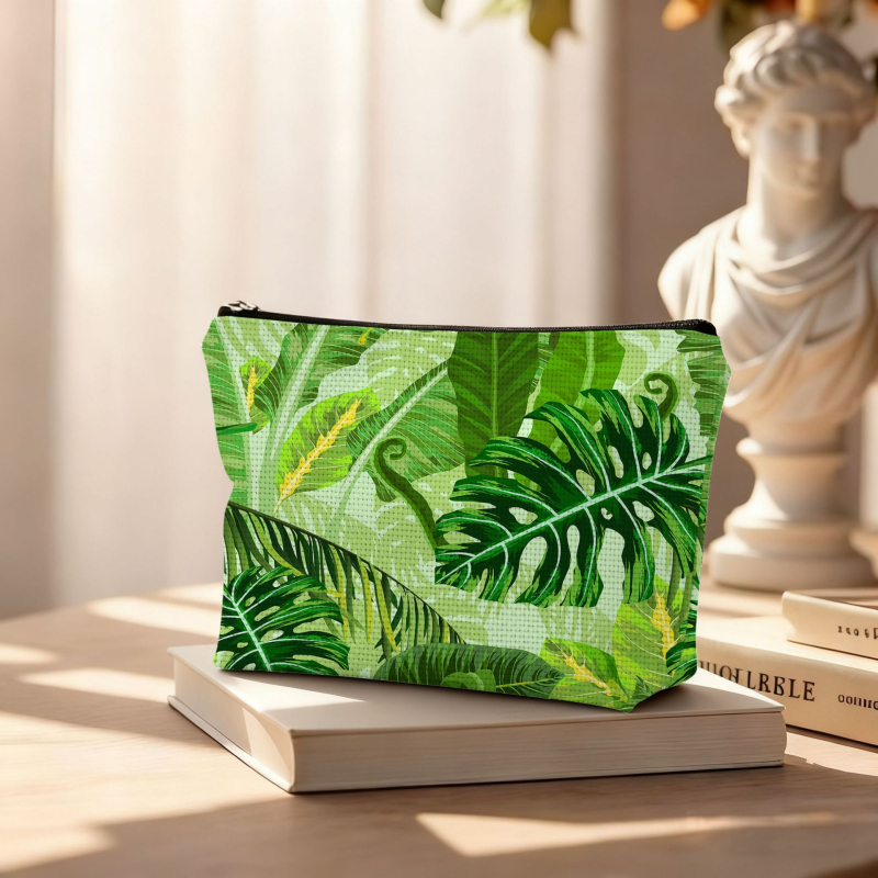 Sminktáska – multifunkcionális, téglalap alakú, skandináv stílus, poliészter anyag