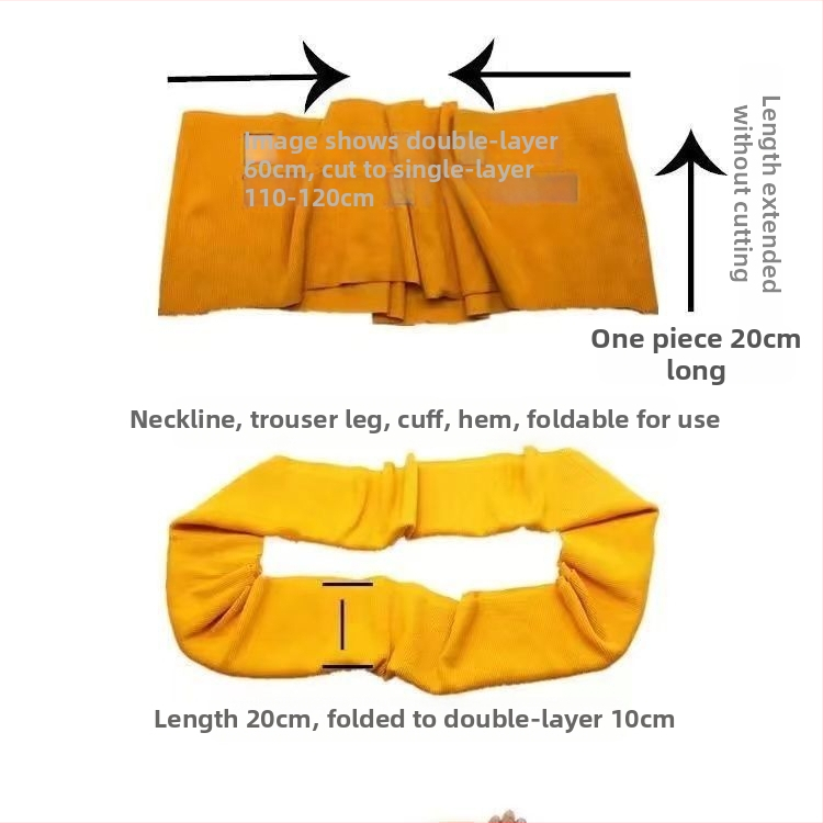 Bavlnený elastický žebrový pletený materiál na mikinu, s žebrovanými manžetami a výstrihom, zvukovo pohlcujúca pena