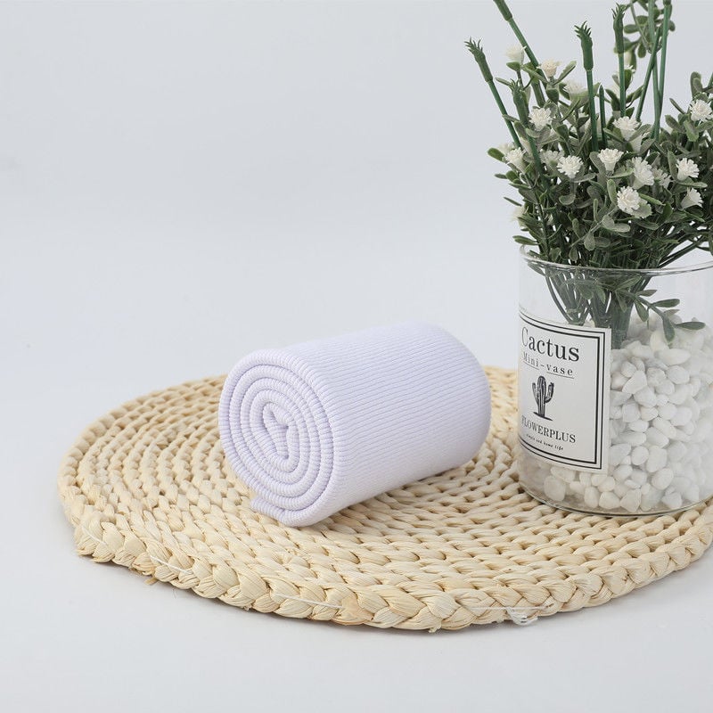 Памучна еластична рибено‑плетена тъкан за суитчър, с ръбове и маншети, шумопоглъщаща пяна