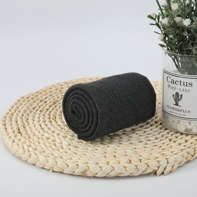 Памучна еластична рибено‑плетена тъкан за суитчър, с ръбове и маншети, шумопоглъщаща пяна