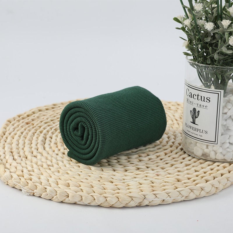 Памучна еластична рибено‑плетена тъкан за суитчър, с ръбове и маншети, шумопоглъщаща пяна