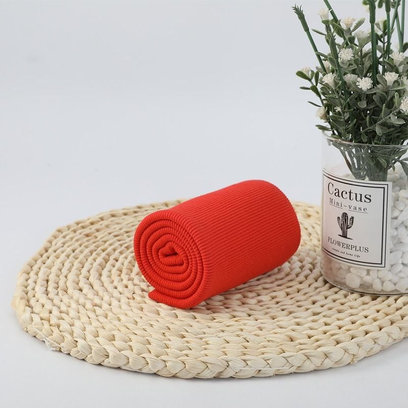 Памучна еластична рибено‑плетена тъкан за суитчър, с ръбове и маншети, шумопоглъщаща пяна