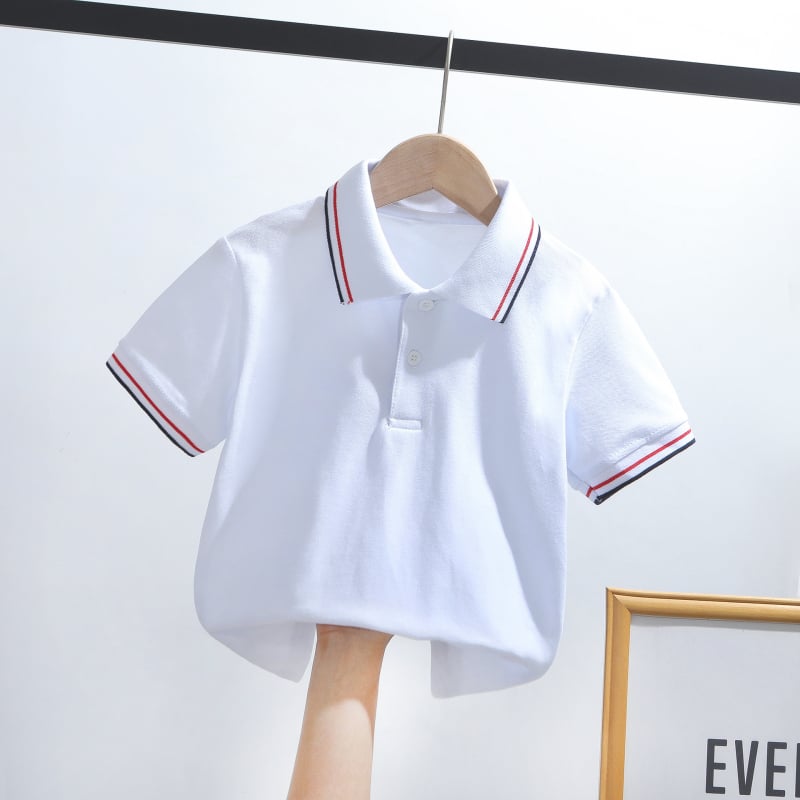 Παιδικό πόλο πουκάμισο, βαμβάκι, μονόχρωμο, unisex, καλοκαίρι (βαμβάκι; μονόχρωμο; unisex; καλοκαίρι)