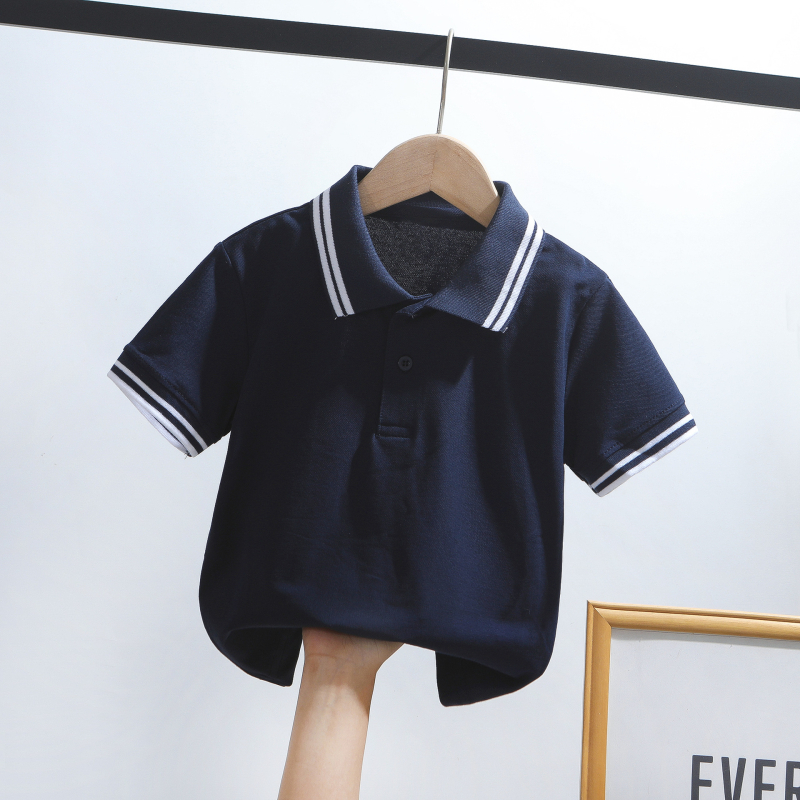 Παιδικό πόλο πουκάμισο, βαμβάκι, μονόχρωμο, unisex, καλοκαίρι (βαμβάκι; μονόχρωμο; unisex; καλοκαίρι)