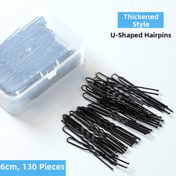 Clamă de păr în formă de U pentru femei, lucrată manual, materiale mixte, brand OLLBTG