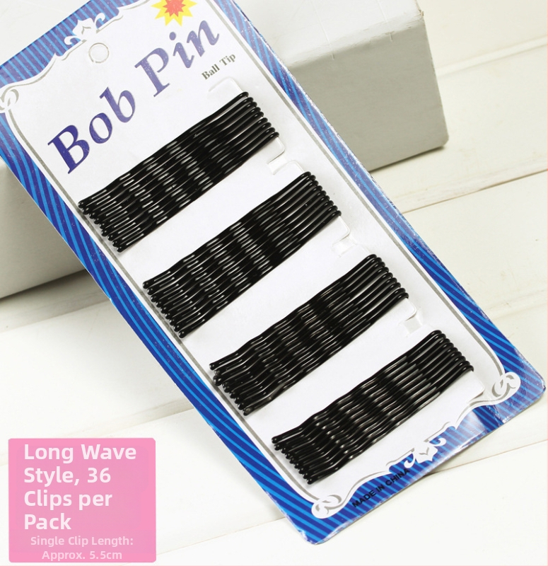 Clamă de păr în formă de U pentru femei, lucrată manual, materiale mixte, brand OLLBTG