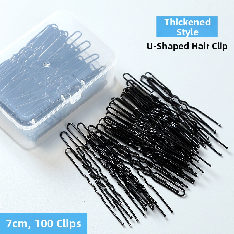 Clamă de păr în formă de U pentru femei, lucrată manual, materiale mixte, brand OLLBTG