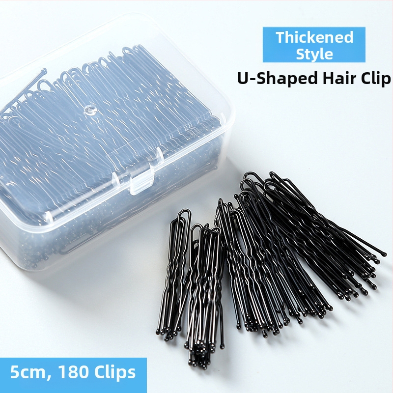 Clamă de păr în formă de U pentru femei, lucrată manual, materiale mixte, brand OLLBTG