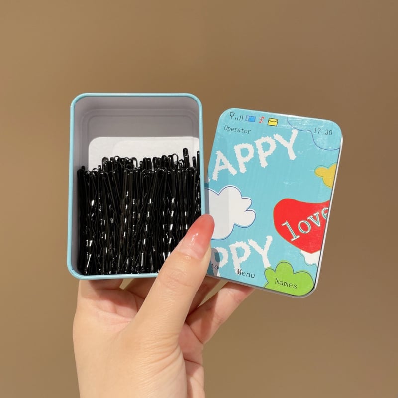 Clamă de păr în formă de U pentru femei, lucrată manual, materiale mixte, brand OLLBTG