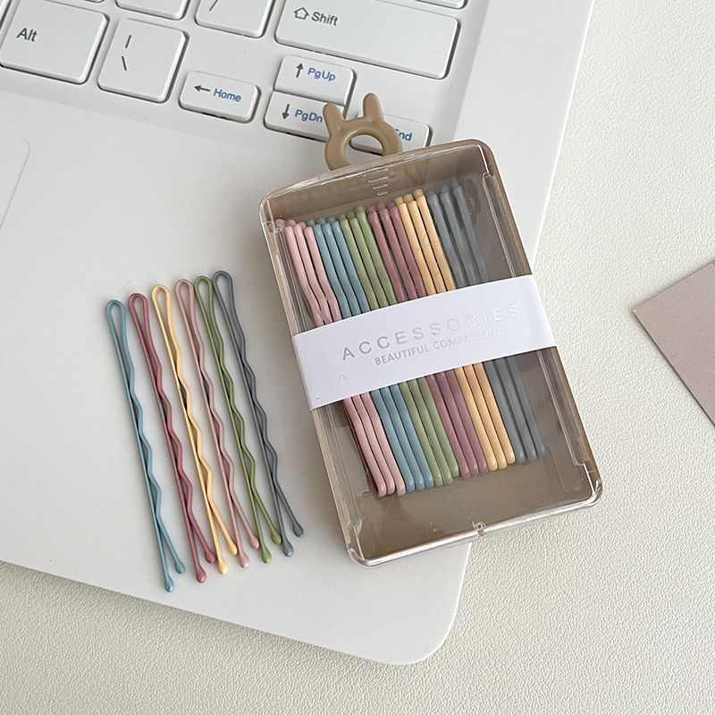 Clamă de păr în formă de U pentru femei, lucrată manual, materiale mixte, brand OLLBTG