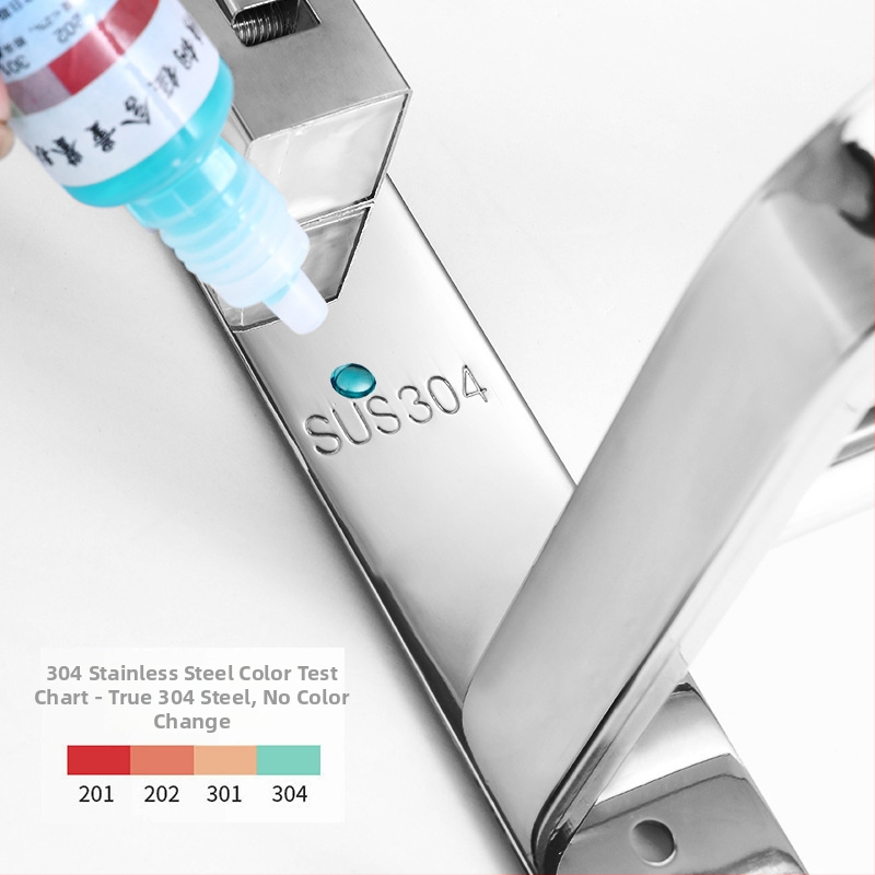 Držiak na uteráky z nehrdzavejúcej ocele 304, leštený povrch, šesťdielny set, moderný minimalistický dizajn kúpeľne