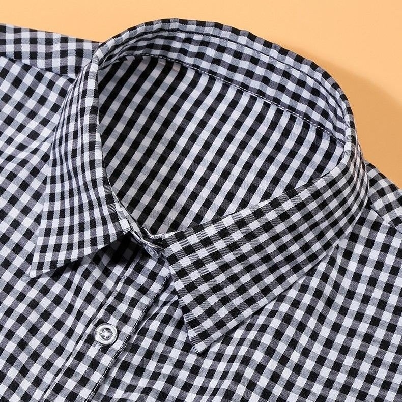 Női hamis gallér — pulóver-stílusú kockás gallér, multifunkcionális felső, hegyes gallér, pamut