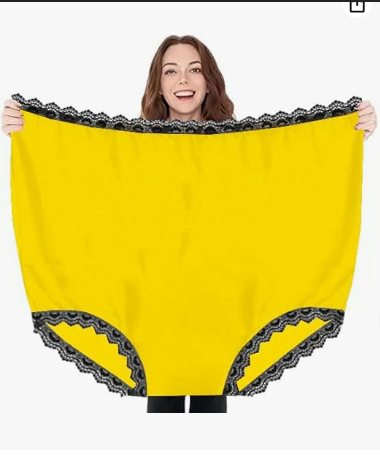 Unisex saténové Granny nohavičky – Nové a zábavné spodné prádlo na Halloween a rolové hry, 100% satén, jar 2022, vhodné pre vek 25–29