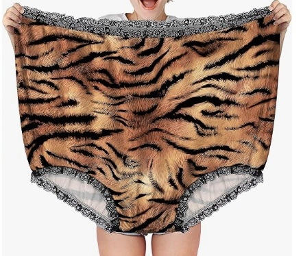 Unisex saténové Granny nohavičky – Nové a zábavné spodné prádlo na Halloween a rolové hry, 100% satén, jar 2022, vhodné pre vek 25–29