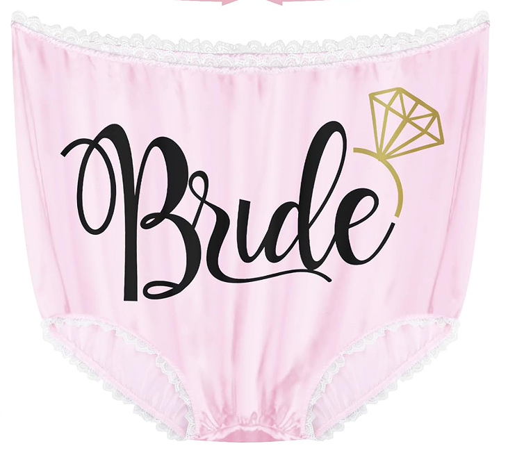 Unisex saténové Granny nohavičky – Nové a zábavné spodné prádlo na Halloween a rolové hry, 100% satén, jar 2022, vhodné pre vek 25–29