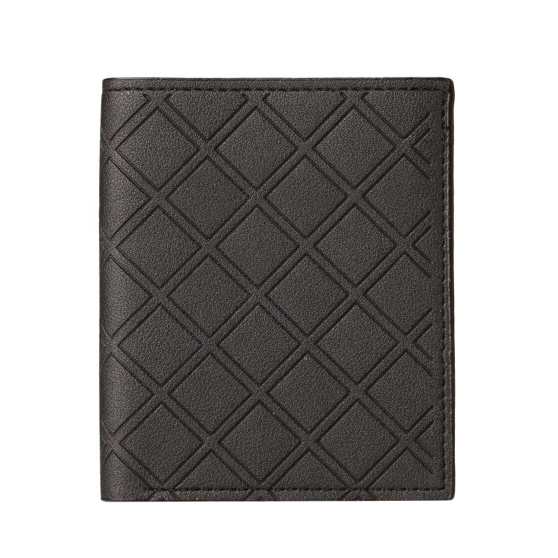 Férfi PU pénztárca, káró mintázat, ultra könnyű és kopásálló, 2024 ősz