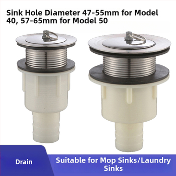 Univerzálny odtokový set pre mop drez a rôzne umývadlá, odtoková trubka typu P, CE certifikát, univerzálny súbor príslušenstva