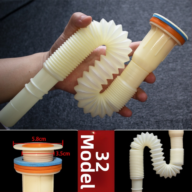 Univerzálny odtokový set pre mop drez a rôzne umývadlá, odtoková trubka typu P, CE certifikát, univerzálny súbor príslušenstva