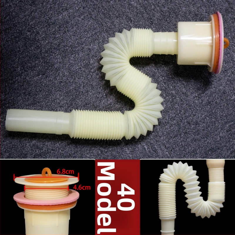 Univerzálny odtokový set pre mop drez a rôzne umývadlá, odtoková trubka typu P, CE certifikát, univerzálny súbor príslušenstva