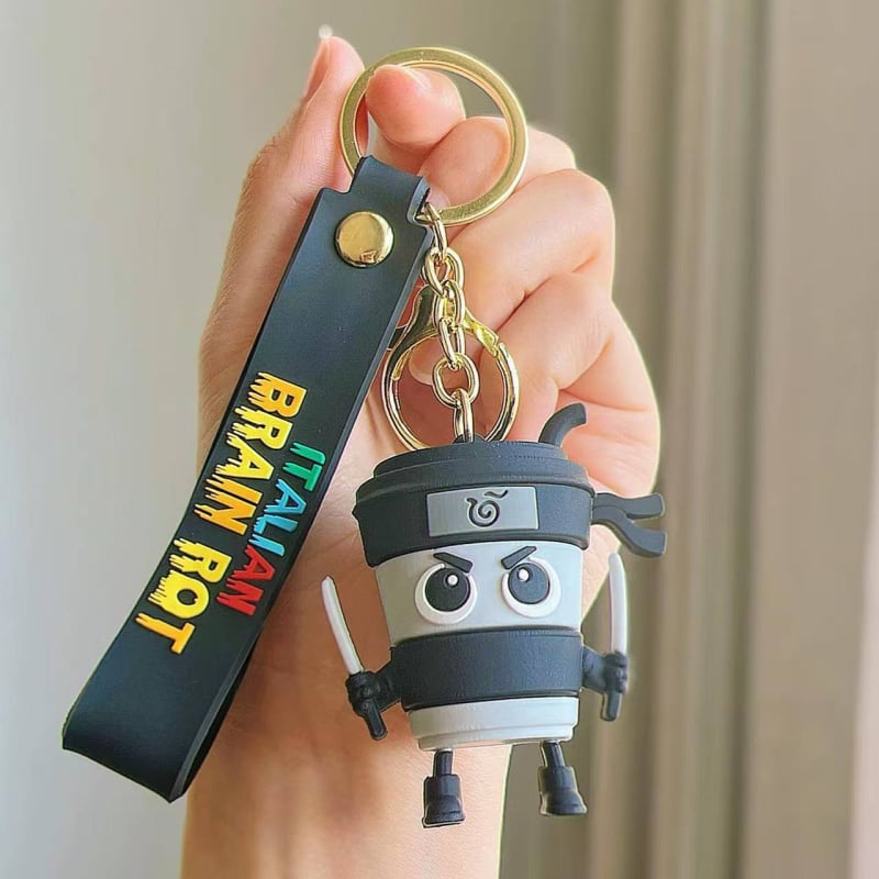 Κλειδάκι σιλικόνης με καρτούν σχέδιο, φιγούρα με παπούτσια και καρχαρία ανάμεσα σε θαλάσσια είδη; ιδανικό δώρο (Υλικό: Σιλικόνη; Στυλ: Καρτούν; Ευκαιρίες δώρων: γάμοι, γενέθλια, ενθύμιο ταξιδιού, αποφοίτηση)