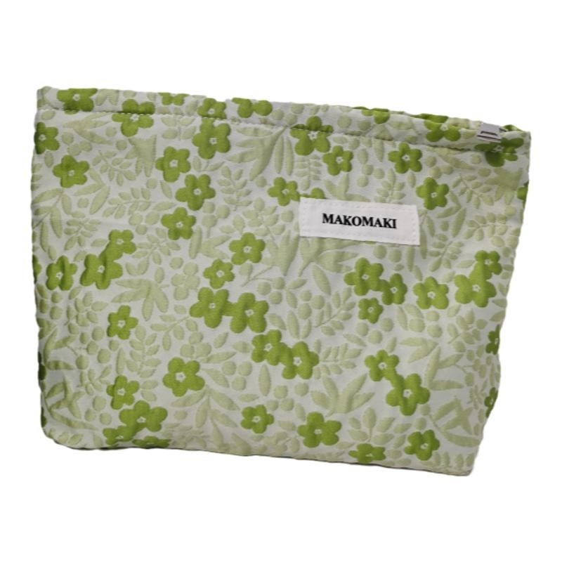 Vászon kozmetikai táska nőknek, hordozható, nagy kapacitású rendező a sminkhez és a higiéniai termékekhez, belső béléssel.