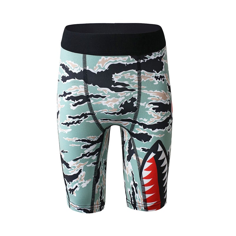 Boxeri pentru copii băieți din poliester, imprimeu cu rechin desen animat, talie medie, pentru copii 3-8 ani, sezon iarnă 2025, 90% poliester