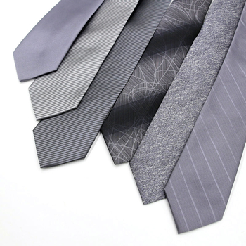 Γραβάτα για άνδρες, ζακάρτ ύφανση με ρίγες, στυλ βέλους, επένδυση πολυεστέρας