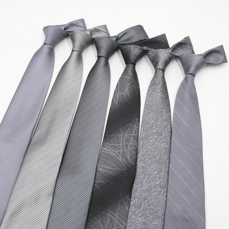 Γραβάτα για άνδρες, ζακάρτ ύφανση με ρίγες, στυλ βέλους, επένδυση πολυεστέρας