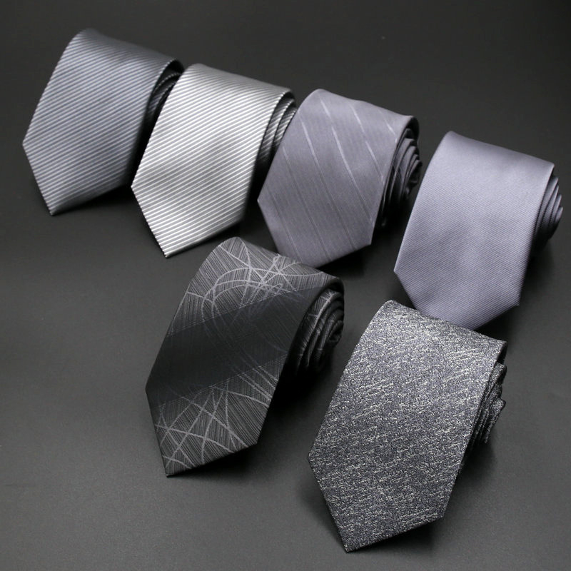 Γραβάτα για άνδρες, ζακάρτ ύφανση με ρίγες, στυλ βέλους, επένδυση πολυεστέρας