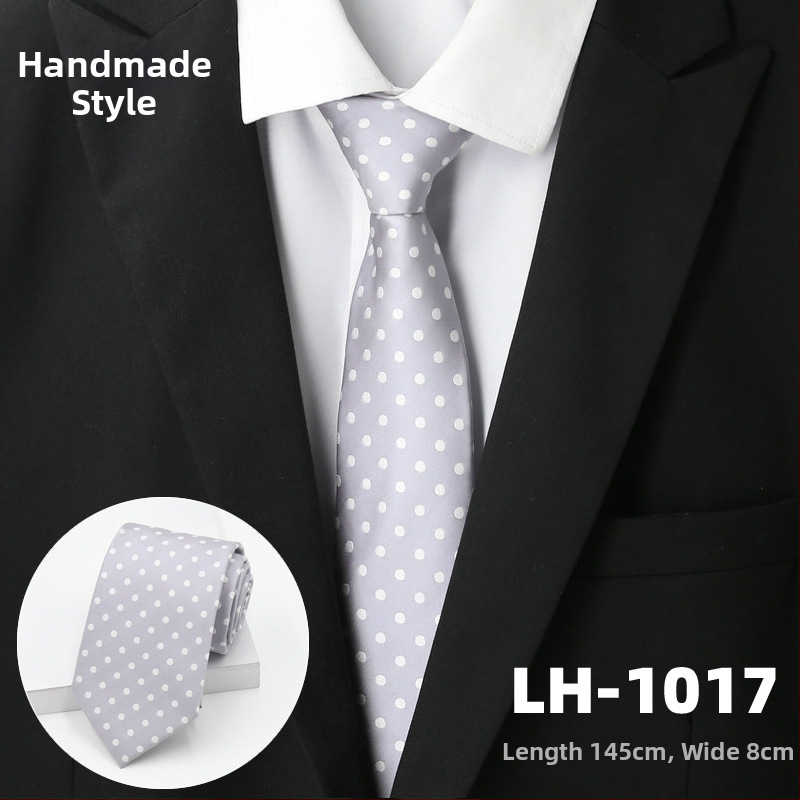 Γραβάτα για άνδρες, ζακάρτ ύφανση με ρίγες, στυλ βέλους, επένδυση πολυεστέρας