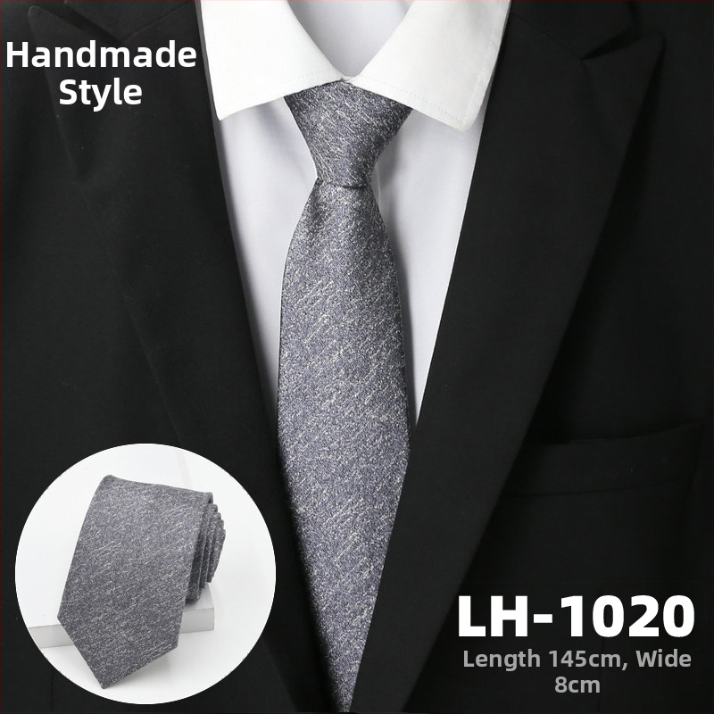 Γραβάτα για άνδρες, ζακάρτ ύφανση με ρίγες, στυλ βέλους, επένδυση πολυεστέρας