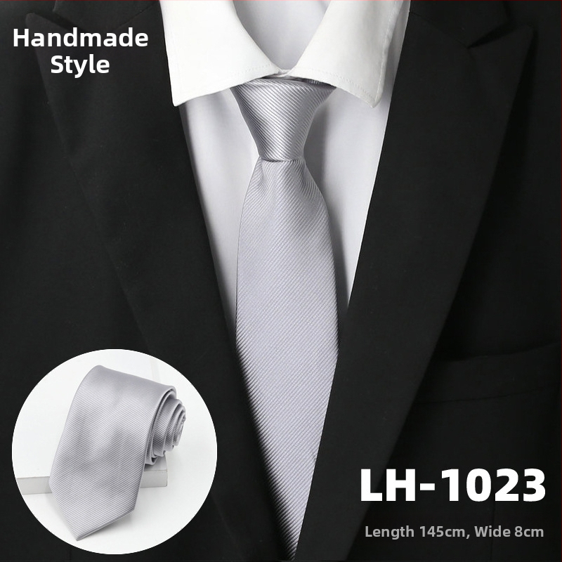 Γραβάτα για άνδρες, ζακάρτ ύφανση με ρίγες, στυλ βέλους, επένδυση πολυεστέρας
