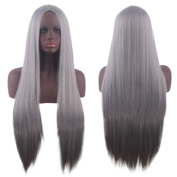 Lord Sanda perucă cosplay anime, lungă drept, fibră rezistentă la temperaturi înalte, model ZB80002-1