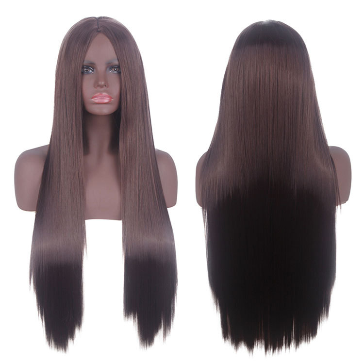 Lord Sanda perucă cosplay anime, lungă drept, fibră rezistentă la temperaturi înalte, model ZB80002-1