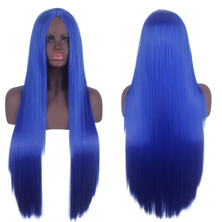Lord Sanda perucă cosplay anime, lungă drept, fibră rezistentă la temperaturi înalte, model ZB80002-1