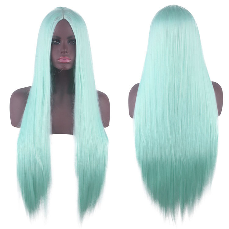 Lord Sanda perucă cosplay anime, lungă drept, fibră rezistentă la temperaturi înalte, model ZB80002-1