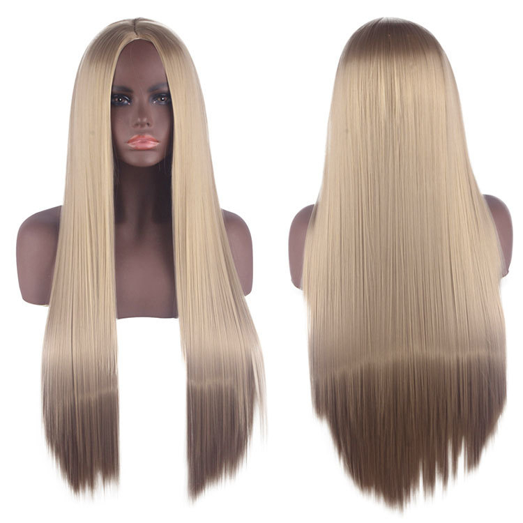 Lord Sanda perucă cosplay anime, lungă drept, fibră rezistentă la temperaturi înalte, model ZB80002-1