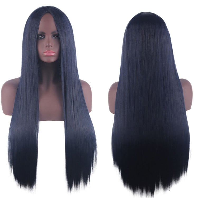 Lord Sanda perucă cosplay anime, lungă drept, fibră rezistentă la temperaturi înalte, model ZB80002-1