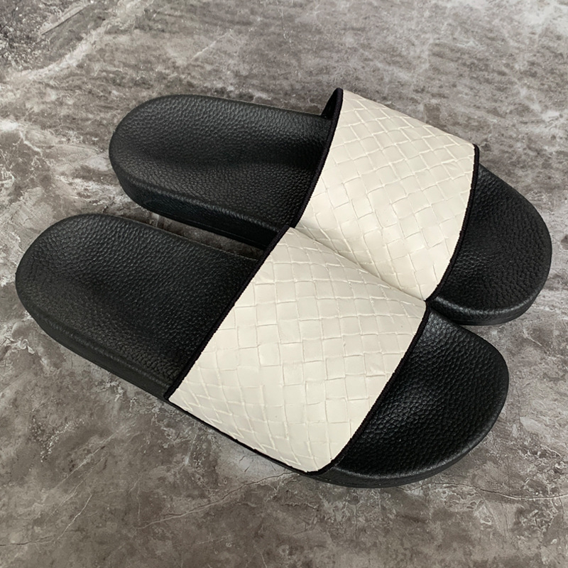 Slapi de plajă unisex împletiti, partea superioară PVC, talpă PVC, antiderapant, exterior, stil lejer, 18–40 ani, primăvara 2024