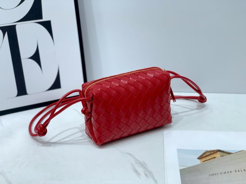 Ručne tkaná malá štvorcová taška na rameno, Oxford látka, zips zapínanie, vnútorné vrecká na telefón a dokumenty, jednopásová ramenná taška