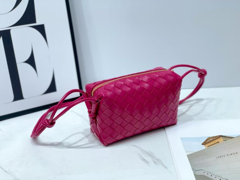 Ručne tkaná malá štvorcová taška na rameno, Oxford látka, zips zapínanie, vnútorné vrecká na telefón a dokumenty, jednopásová ramenná taška