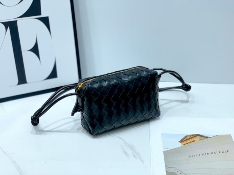 Ručne tkaná malá štvorcová taška na rameno, Oxford látka, zips zapínanie, vnútorné vrecká na telefón a dokumenty, jednopásová ramenná taška