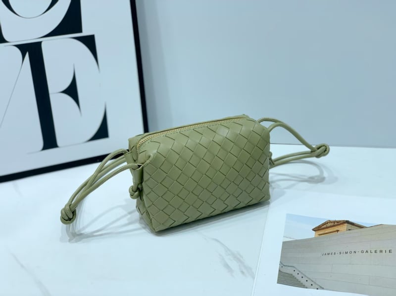 Ručne tkaná malá štvorcová taška na rameno, Oxford látka, zips zapínanie, vnútorné vrecká na telefón a dokumenty, jednopásová ramenná taška