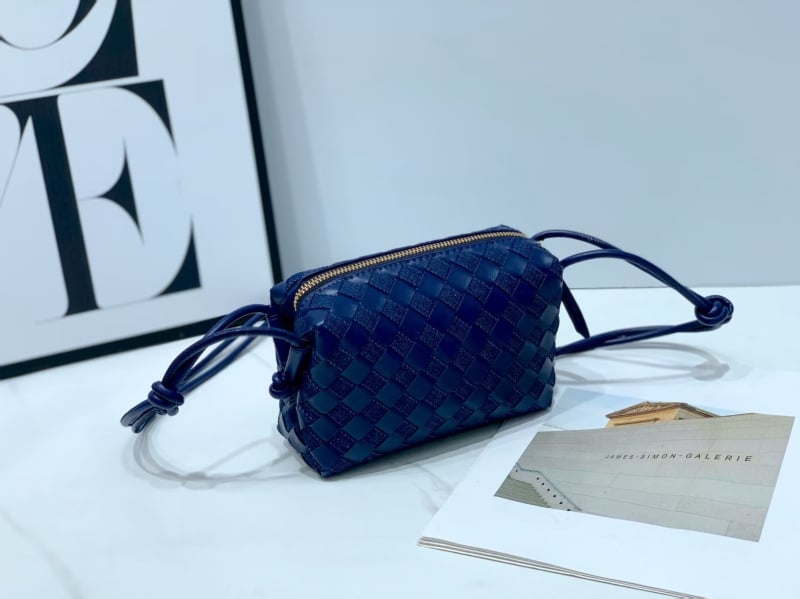 Ručne tkaná malá štvorcová taška na rameno, Oxford látka, zips zapínanie, vnútorné vrecká na telefón a dokumenty, jednopásová ramenná taška