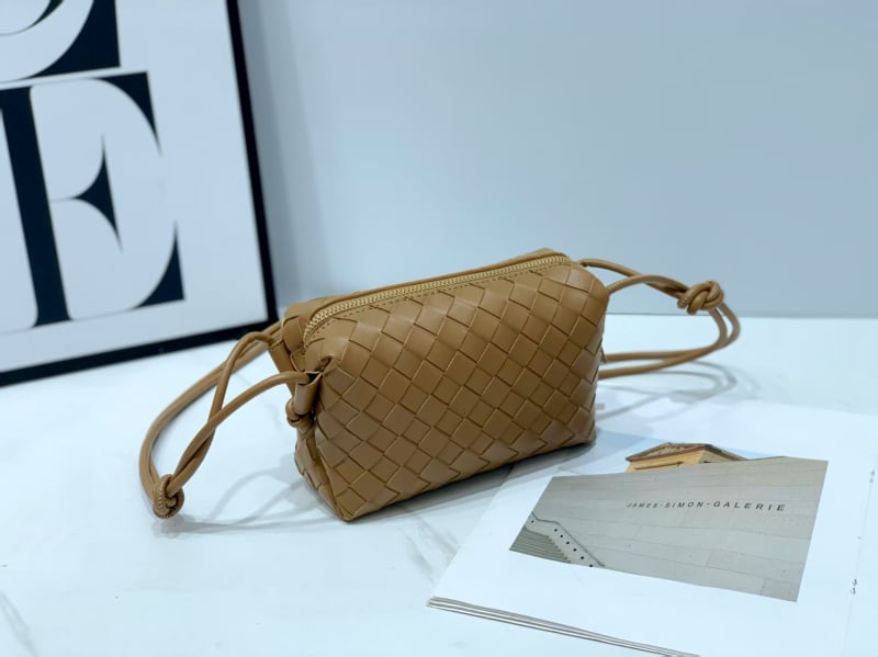 Ručne tkaná malá štvorcová taška na rameno, Oxford látka, zips zapínanie, vnútorné vrecká na telefón a dokumenty, jednopásová ramenná taška