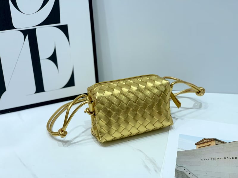 Ručne tkaná malá štvorcová taška na rameno, Oxford látka, zips zapínanie, vnútorné vrecká na telefón a dokumenty, jednopásová ramenná taška