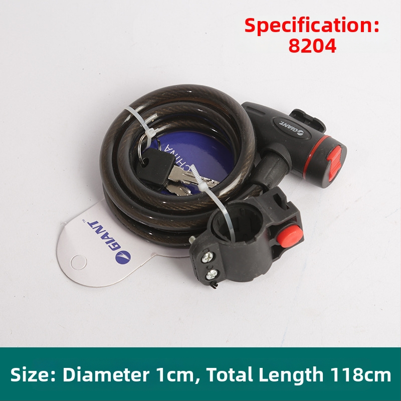 Oakman kábelzár, modell Wire lock, anyag: vas és PVC, kerékpárok, elektromos járművek és motorkerékpárok számára